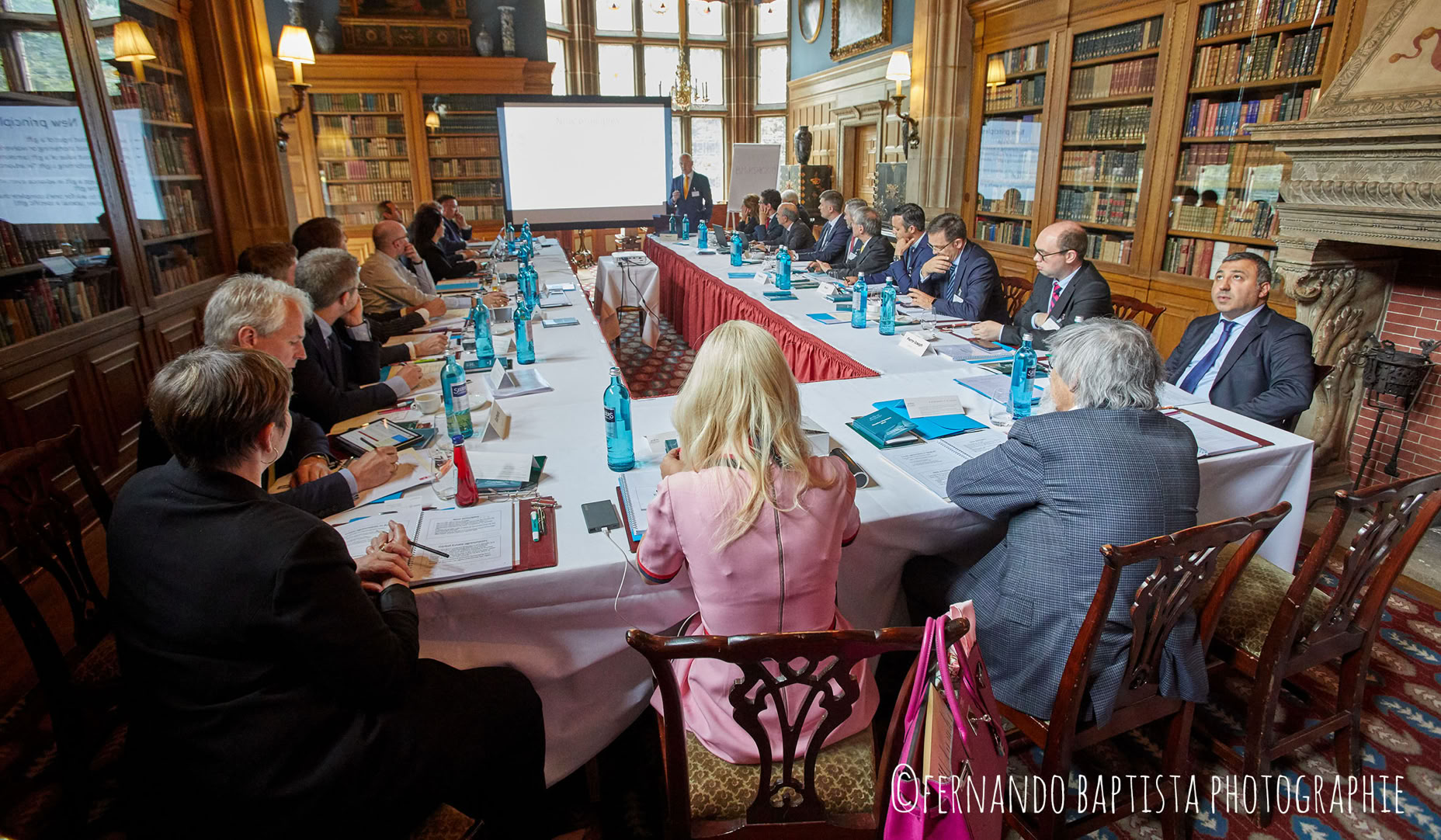 The Kronberg Circle. 4th annual meerting at the Schlosshotel  Kronberg. Notare.